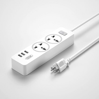 XO+WL04+Multi+Functional+Extension+Cord+Socket+1.8M+USB+Charger+Electrical+Power+Extension+Socket+With+Extension+EU+US+UK