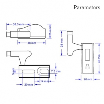 1Pcs+Universal+Cabinet+Cupboard+Hinge+LED+Sensor+Light+0.25W+For+Kitchen+Bedroom