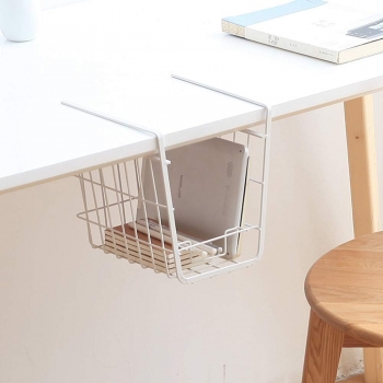 Hanging+Shelf+Basket%2C+Under+Shelf+Basket%2C+Slides+Under+Cabinet+Storage+Shelf+Wire+Baskets%2C+Space+Saving%2C+Stable+Hanging+Basket%2C+for+Kitchen+Counter+Pantry+Desk+Bookshelf+Cabinet