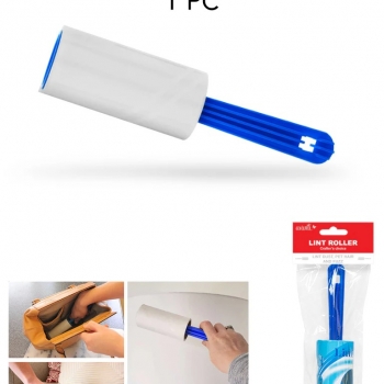 Lint+Remover++for+Clothes+%7C+Extra+Sticky+Roller+with+2+Refills+%7C+Pet+Hair%2C+Dust%2C+Dirt%2C+Dandruff+Removal+for+Clothes%2C+Carpets%2C+Furniture%2C+Sofa+%7C+Reusable+Lint+Roller+Cleaning