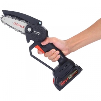 Mini+Chainsaw+6-Inch+Cordless+with+1+Battery+-+21V+Handheld+Electric+Small+Power+Chain+Saw+Battery+Operated+with+1+Chain