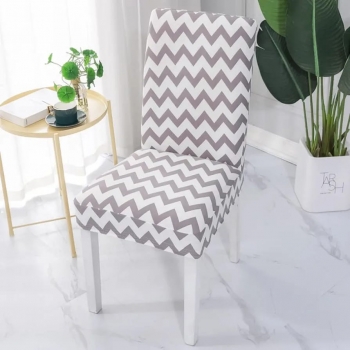 1pc+Geometric+Pattern+Black+Dining+Room+Chair+Cover%2C+Modern+Polyester+Stretchy+Dining+Chair+Slipcover+For+Dining+Room%2C+Part