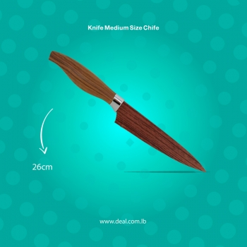 Knife+Chef+Wooden+Style+Size+26cm