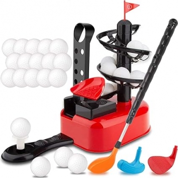 Kids+Golf+Trainer+Toys+Set+-+Deluxe+Junior+Golfer+Automatic+Tee+Machine+with+15+Balls%2C+Golf+Club+and+3+Heads%2CMini+Play+Golf+Games