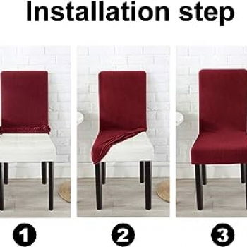 1pc+Table+Chair+Slipcover+Universal+Fit+Stretch+Washable