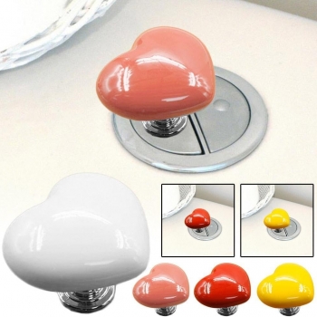 1pcs+Cabinet+Drawer+Knob+Ceramic+Handle+Novelty+Heart+Creative+Shape+For+Home+Apartment+Hotel+Building+Furniture+Wardrobe+Pull+Door