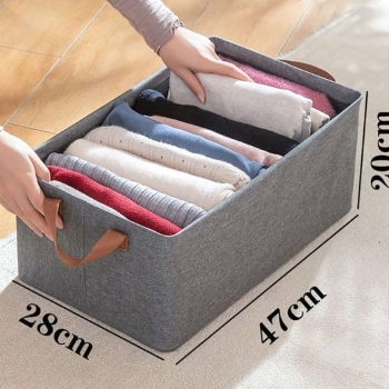 Large+Capacity+Wardrobe+Foldable+Stackable+Container+Organizer+with+Lid%2C+Clothes+Storage+Box%2C+Durable+Clothes+Basket+for+Blanket