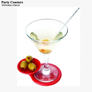 Party+Coasters+4+Pieces+Set