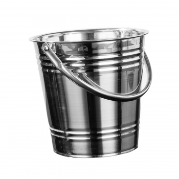 22cm+Stainless+Steel+Ice+Bucket%2CIndoor+Outdoor+Ice+Bucket+with+Handle%2CThick+Stainless+Steel+Ice+Bucket