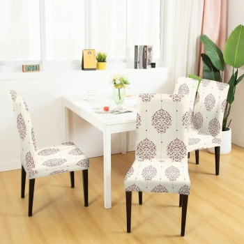 1pc+Geometric+Pattern+Black+Dining+Room+Chair+Cover%2C+Modern+Polyester+Stretchy+Dining+Chair+Slipcover+For+Dining+Room%2C+Part