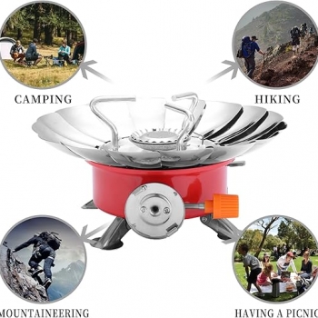 Windproof+Portable+Butane+Gas+Camping+Stove+Burner%2C2800W+Gas+Stove%2CGears+Flower+Head