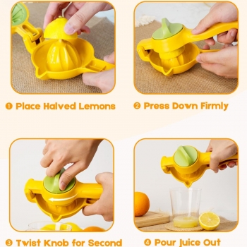 Lemon+Squeezer%2C+Manual+Citrus+Juicer%2C+Lemon+Juicer+with+Rotating+Hinge+Blade+Hand+Juicer+Squeezer+with+a+leaking+spoon+for+Extracting+the+Most+Juice+Possible
