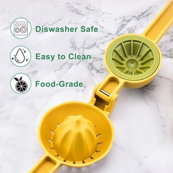 Lemon+Squeezer%2C+Manual+Citrus+Juicer%2C+Lemon+Juicer+with+Rotating+Hinge+Blade+Hand+Juicer+Squeezer+with+a+leaking+spoon+for+Extracting+the+Most+Juice+Possible