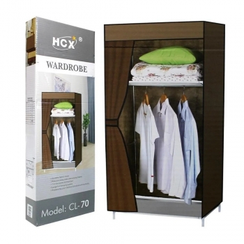 CL-70+Clothes+Wardrobe+with+Fabric+Cover