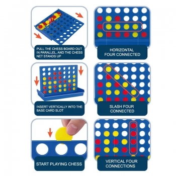 The+Classic+Game+Of+Connect4+Family+Game+Chess+Board+Game