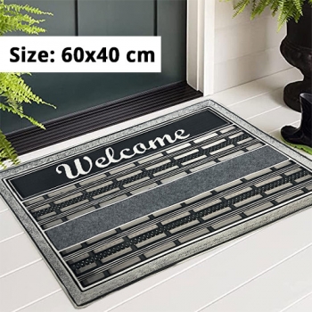 60x40cm+Indoor+%26+Outdoor+Waterproof+Rubber+Door+Mat