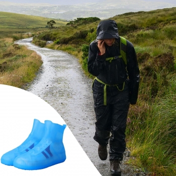 Large+37-39+Waterproof+Shoe+Covers+1+Pair+Silicone+Non-Slip+Overshoes+Reusable+Foldable+Shoe+Protector+Rain+Galosh+Boot+Rain+Snow+Outdoor