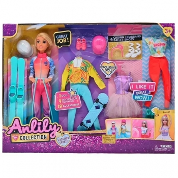 Anlily+Collection+Vacation+Sports+Doll+Set