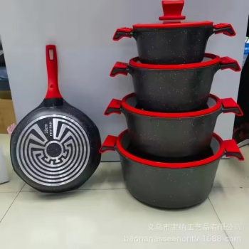17+Pcs+Granite+Professional+Cookware+Set