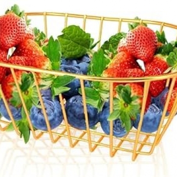Food+Serving+Basket+Household+Organizer+Creative+Iron+Fruit%2CFrench+Fries%2CFood+Basket+%28Gold%29