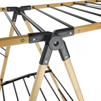 150x100x52cm+Bamboo+Clothes+Dryer+Rack+Easy+Home+Foldable+Garments+Hanging+Dry+Wooden+Laundry+Clothes+Drying+Rack