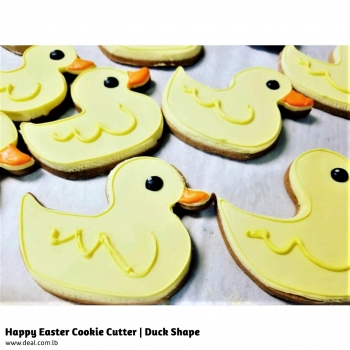 Happy+Easter+Cookie+Cutter+%7C+Duck+Shape