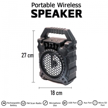 HSD-1703BT+Portable+Wireless+Speaker+6.5