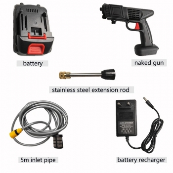 Cordless+Gun+Pressure+Car+Washer+High+Pressure+Cleaner+48V+Rechargeable+Battery+Powered