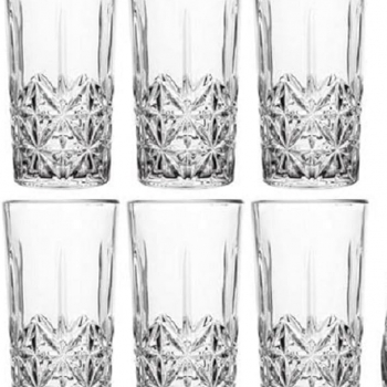 7-Pieces+Clear+Glass+Jug+and+Glasses%2C6+Glasses+and+Jug%2CDrinking+Jug+1.7L%2CModern+Set