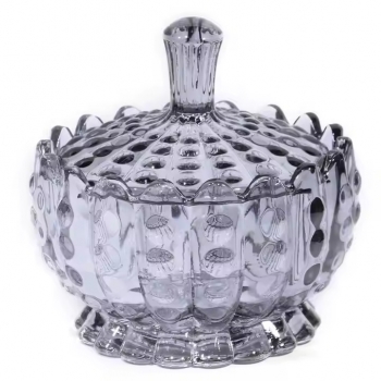 Transparent+Glass+Bowl+with+Lid+Multipurpose+Decorative+Item+Serving+Fruit+Dry+Fruits+Chocolates+Snacks+Dessert+Tea