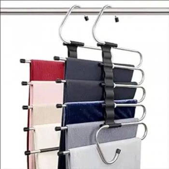 5+in+1+Multifunctional+Adjustable+Closet+Hanger+Space+Saving
