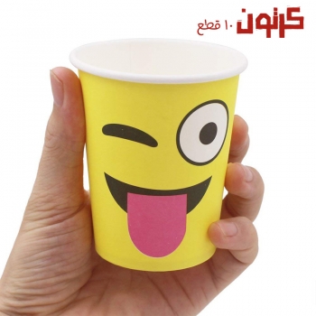 Emoji+cartoon+paper+cups+10+pcs