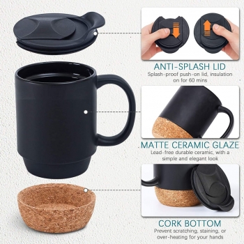 Modern+Ceramic+Airtight+Coffee+Cup+with+Lid+and+Cork+base+280ml