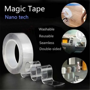 30mmx3m+Adhesive+Double-sided+Nano+Tape+Strong+Washable+Adhesive