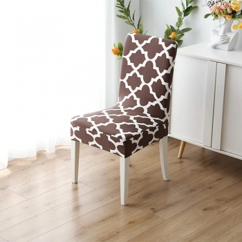 1pc+Geometric+Pattern+Black+Dining+Room+Chair+Cover%2C+Modern+Polyester+Stretchy+Dining+Chair+Slipcover+For+Dining+Room%2C+Part