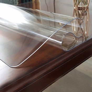 2mm+Clear+Rectangular+Tablecloth+Table+Protector