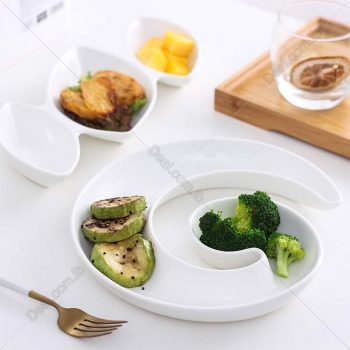 3+Pcs+Ceramic+Dinner+Set