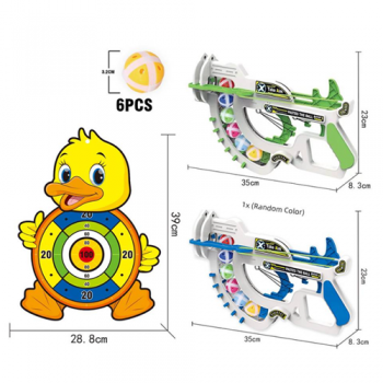 Paste+the+ball+launch+archery+board+sticky+ball+blaster+aim+target+goal+strike+children+toy