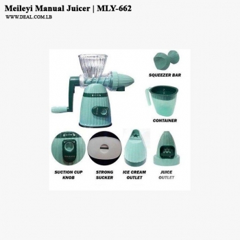 Meileyi+Manual+Juicer+%26+Ice+Cream+Machine+2+in+1