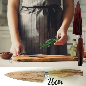 Big+Knife+Chef+Wooden+Style+Size+26cm
