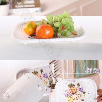 Melamine+Plastic+Plate+Serving+Fruit+Size+21%2A16cm