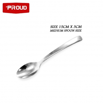 Proud+Stainless+Steel+Medium+Size+Spoon+15cm++1+Pcs